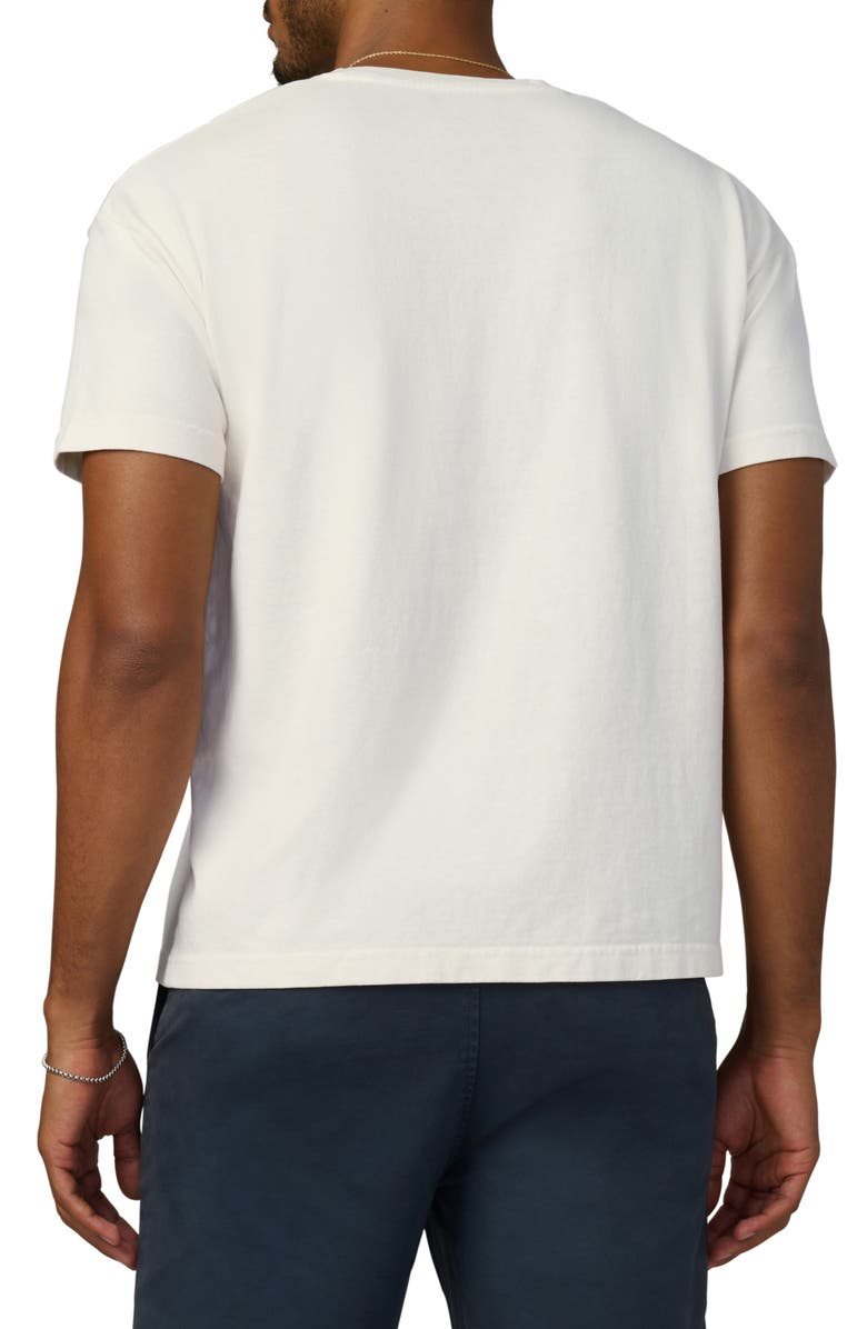 Joe's Embroidered Chest Patch T-Shirt, Alternate, color, Coconut Milk