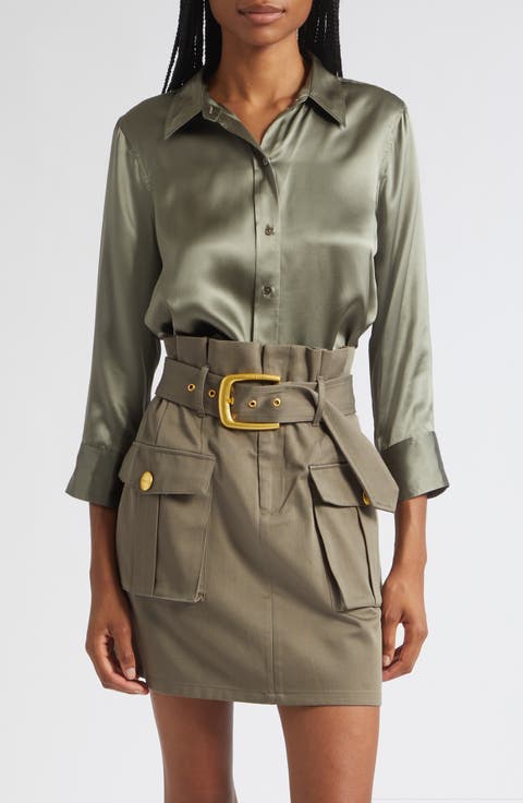 Dani Silk Charmeuse Blouse