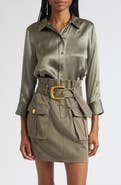 L'AGENCE Dani Silk Charmeuse Blouse