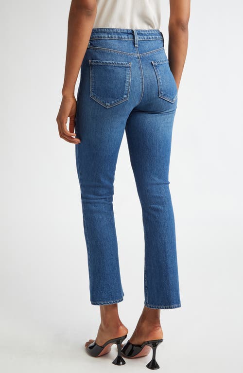 L Agence Kendra Cropped Distressed High-rise Flared Jeans