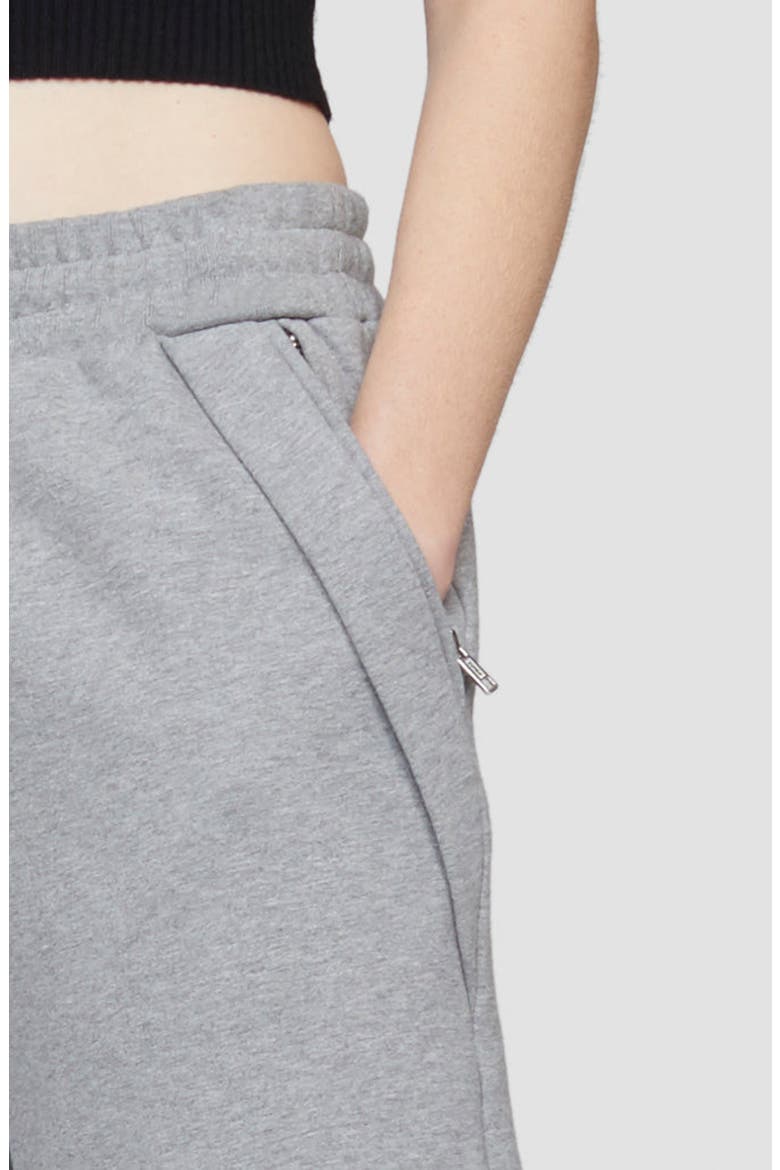 French Terry Pull On Shorts, Alternate, color, GREY MELANGE