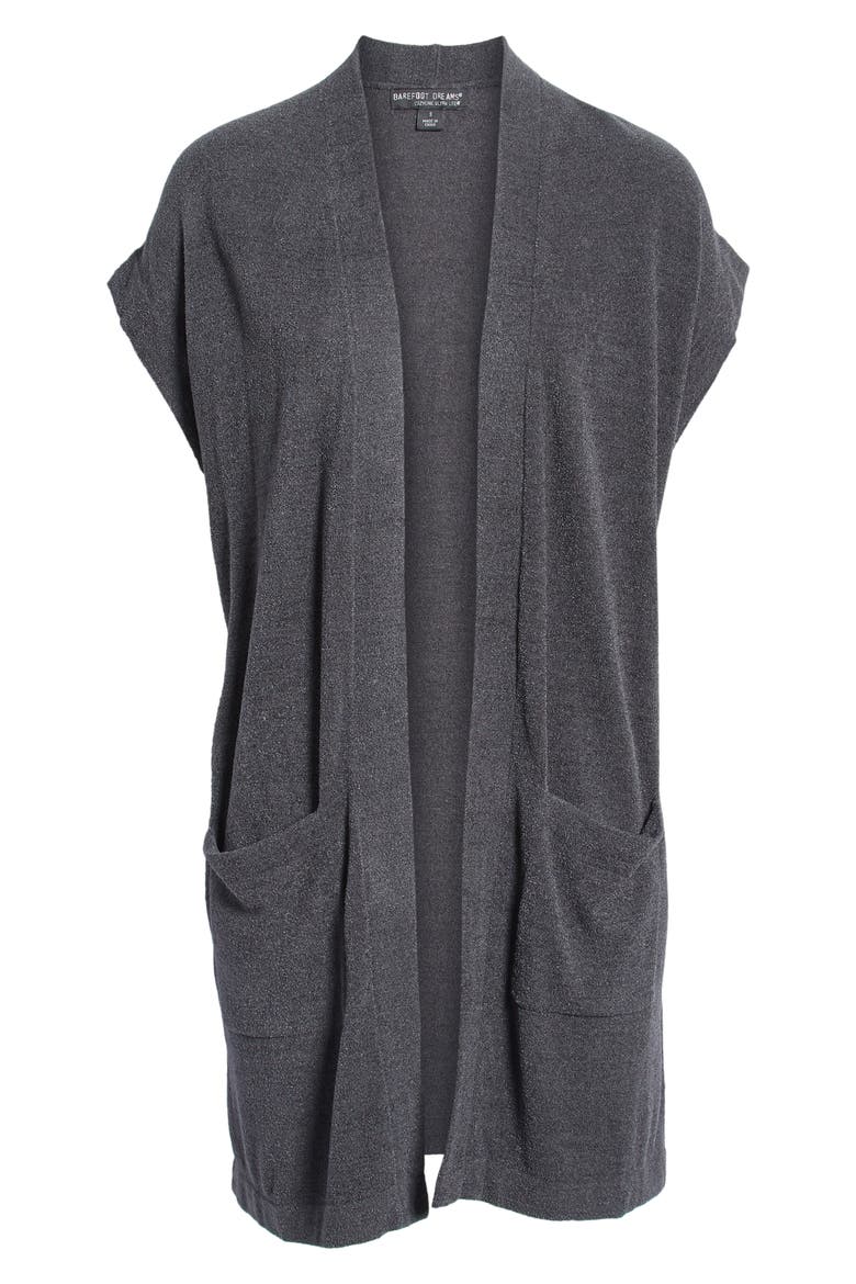 Cozychic Ultra Lite® Lounge Cardigan, Alternate, color, CARBON