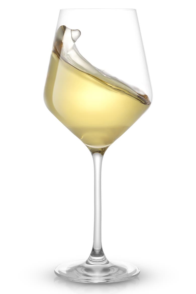 Layla Crystal White Wine Glasses - Set of 8, Alternate, color, CLEAR