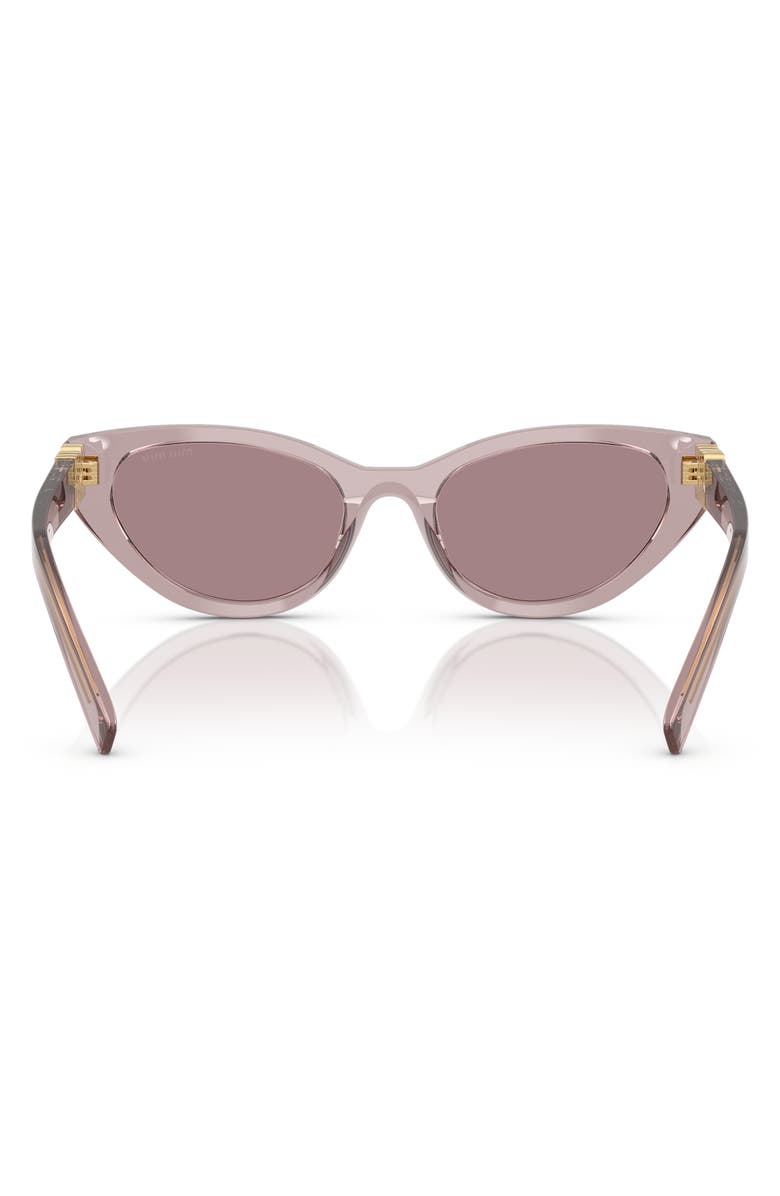Miu Miu 54mm Butterfly Sunglasses, Alternate, color, Purple