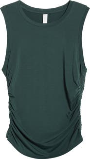 Zella Breathe Ruched Tank