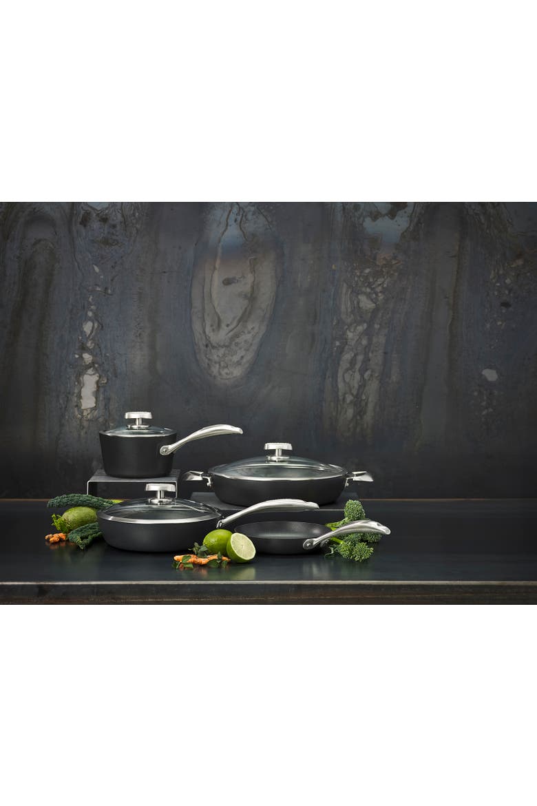 Pro IQ 10.25 Inch Covered Saute Pan, 2.75 Quart, Alternate, color, Black