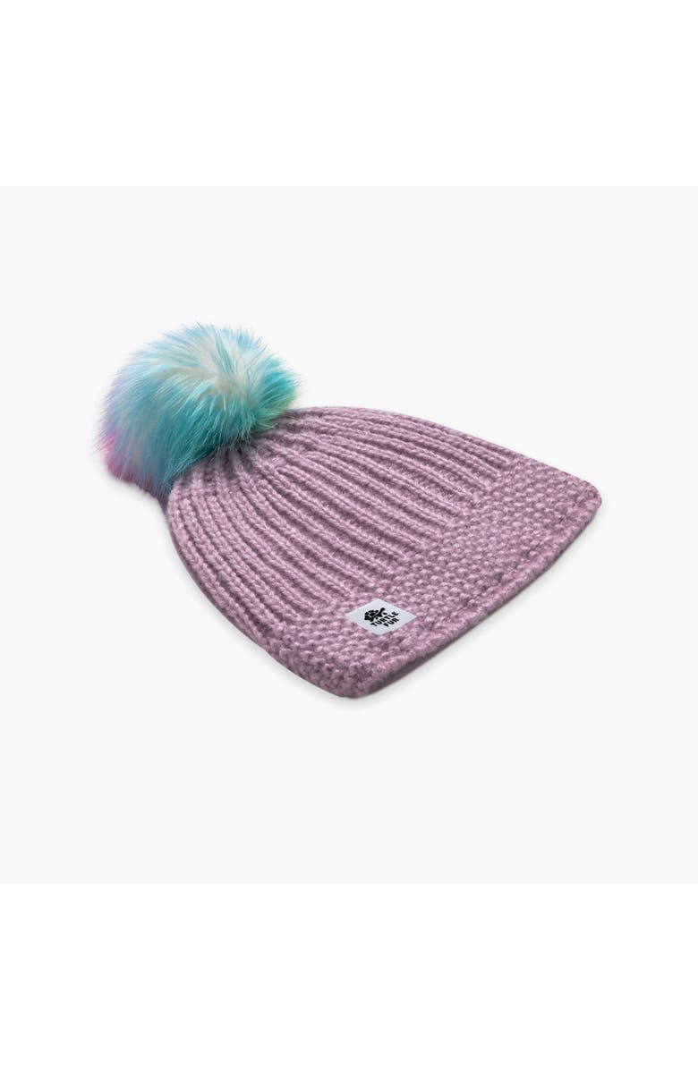 Turtle Fur Kids Suzie Pom Winter Hat, Alternate, color, Lilac