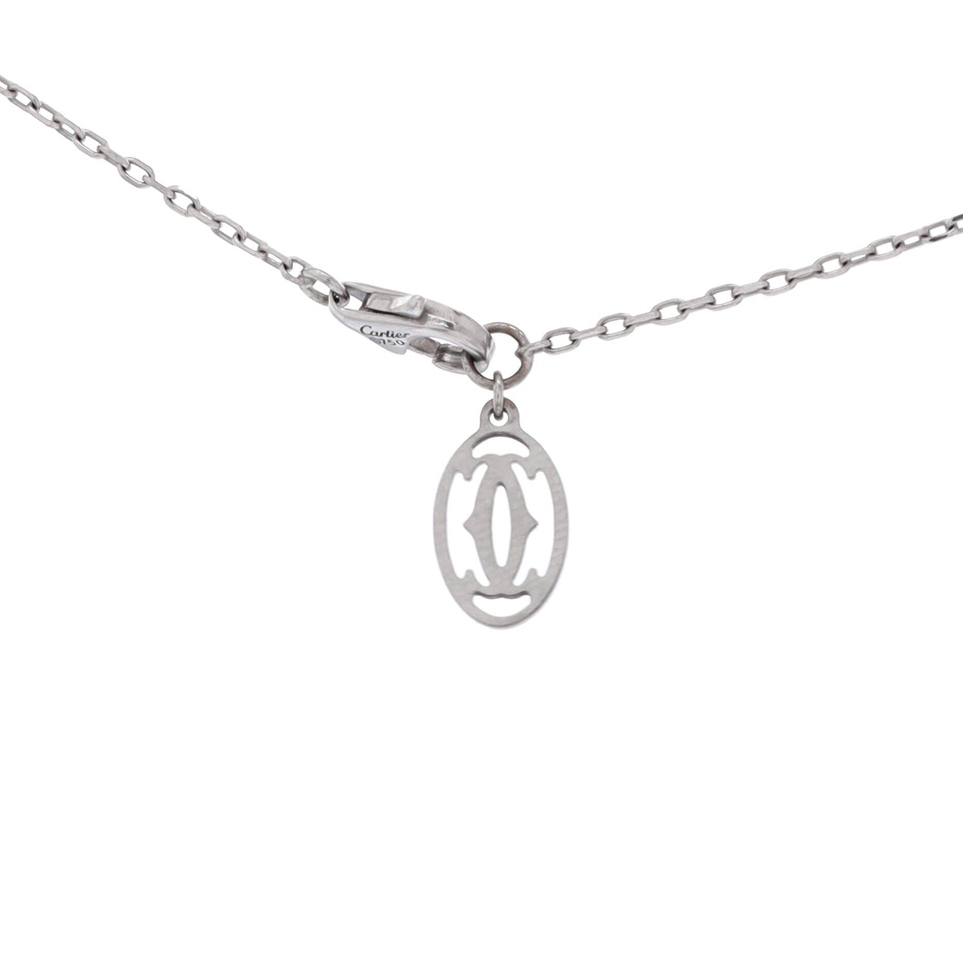 D'Amour Heart Pendant Necklace 18K White Gold with Diamond, Alternate, color, Metallic Gold