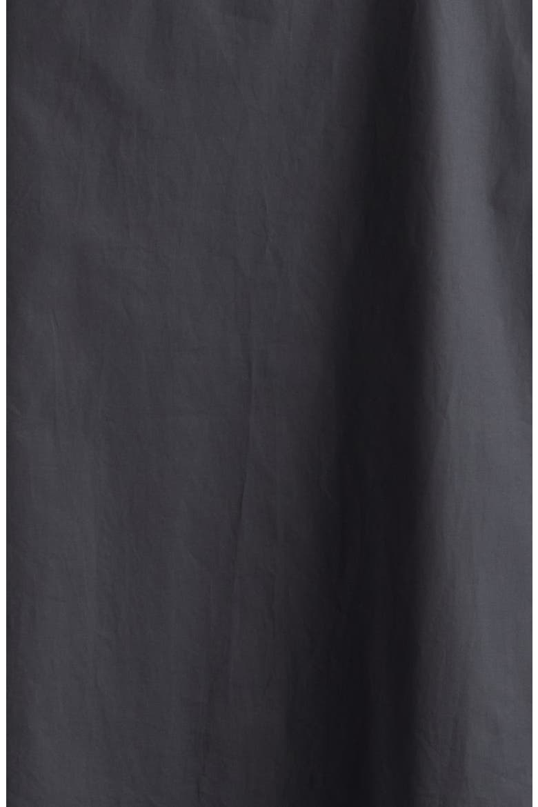 Contrast Collar Cotton Button-Down Shirt, Alternate, color, BLACK/ PINK