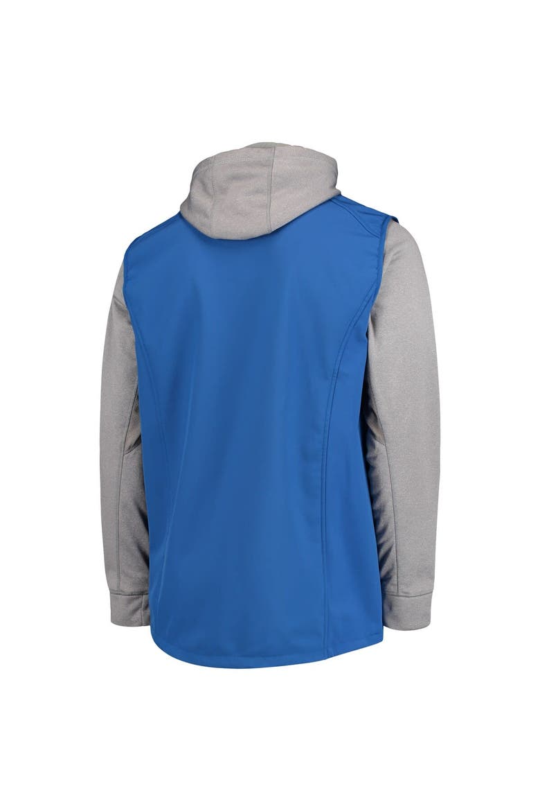 Men's Dunbrooke Royal/Gray Los Angeles Rams Big & Tall Alpha Full-Zip Hoodie Jacket, Alternate, color, Royal