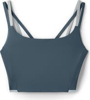 Rhone Instinct Contrast Longline UPF 50+ Sports Bra
