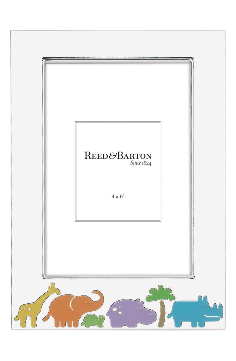 Reed & Barton Jungle Parade 4 x 6-Inch Picture Frame, Main, color,