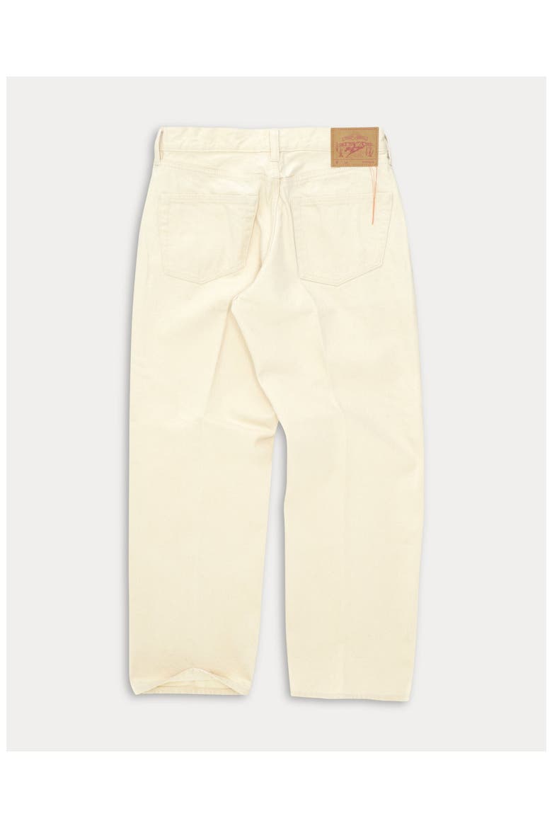 914 Leo 29 Japanese Selvedge Five-Pocket High-Waist Bull Denim Pants, Alternate, color, Ecru