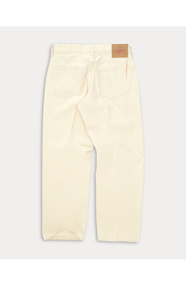Fortela 914 Leo 29 Japanese Selvedge Five-Pocket High-Waist Bull Denim Pants, Alternate, color, Ecru