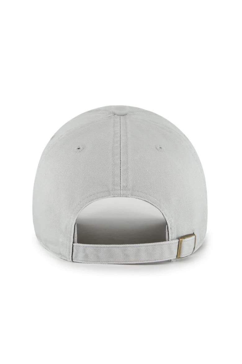 Men's '47 Gray Ohio State Buckeyes Clean Up Adjustable Hat, Alternate, color, Gray