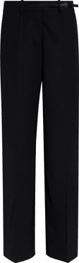 Helmut Lang Belted Wool Gabardine Pants