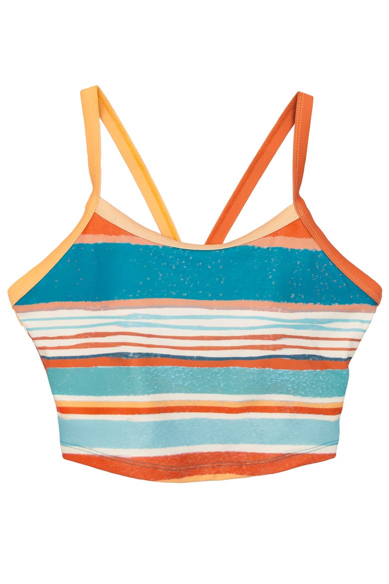 Scoop Neck Swim Top, Alternate, color, Canyons