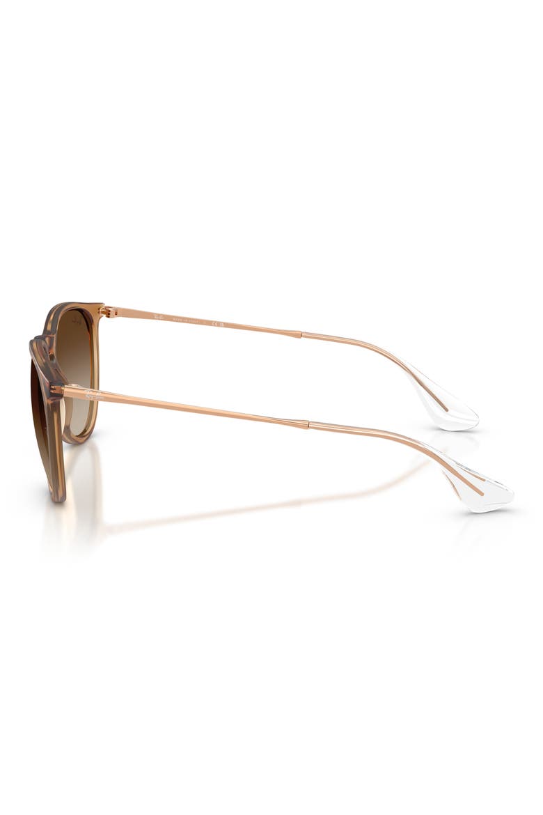 Erika 54mm Gradient Round Sunglasses, Alternate, color, BEIGE