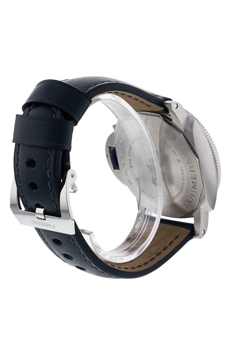 Watchfinder & Co. Panerai Preowned 2023 Submersible QuarantaQuattro PAM01391 Leather Strap Watch, 44mm, Alternate, color,
