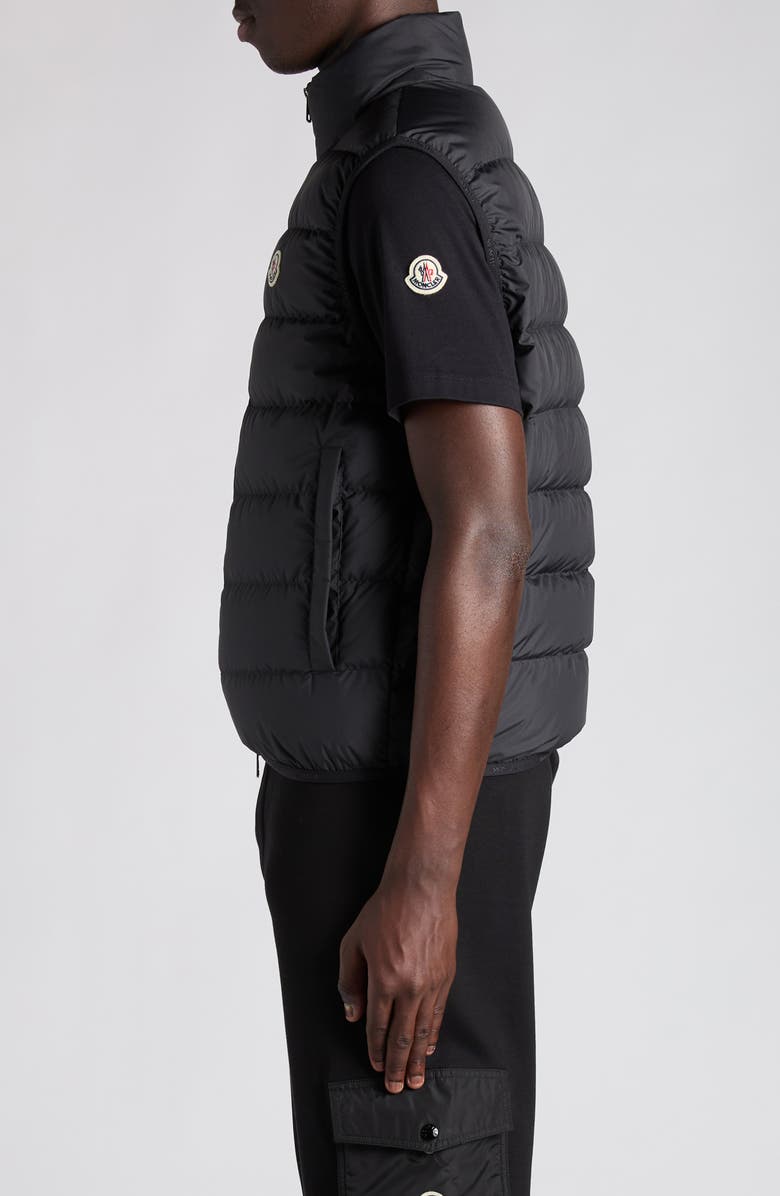 Moncler Contrin Down Puffer Vest, Alternate, color, Black