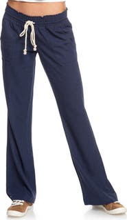 Roxy Oceanside Linen Blend Drawstring Pants
