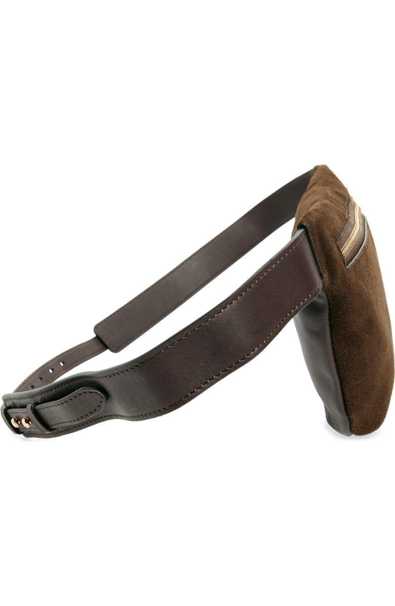 rag & bone Mini Petra Suede Sling Bag, Alternate, color, Dark Espresso Suede