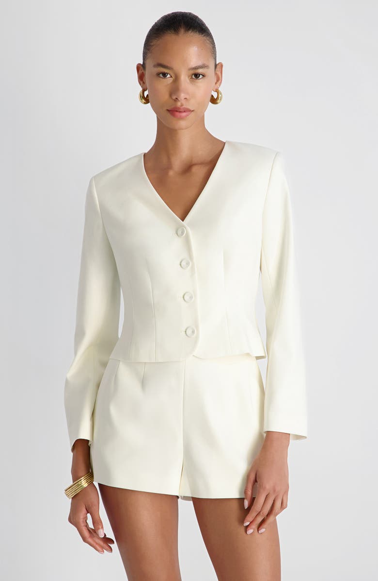 French Connection Halsey Twill Shorts, Alternate, color, 