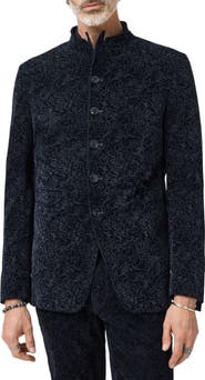 John Varvatos Varick Slim Fit Paisley Jacket