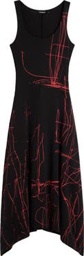 Desigual Abstract Print Sleeveless Dress