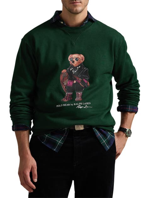 Big & Tall Bear Crewneck Sweatshirt