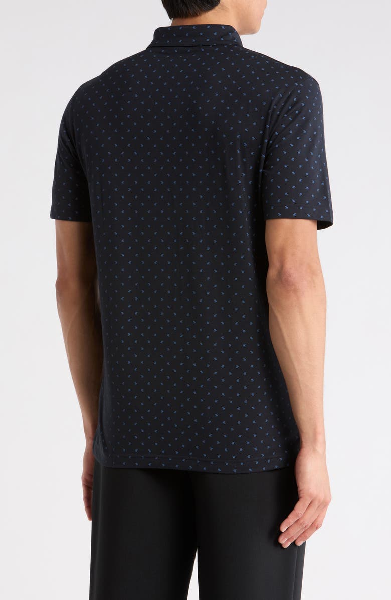 TravisMathew Cape Verde Knit Polo, Alternate, color, Black