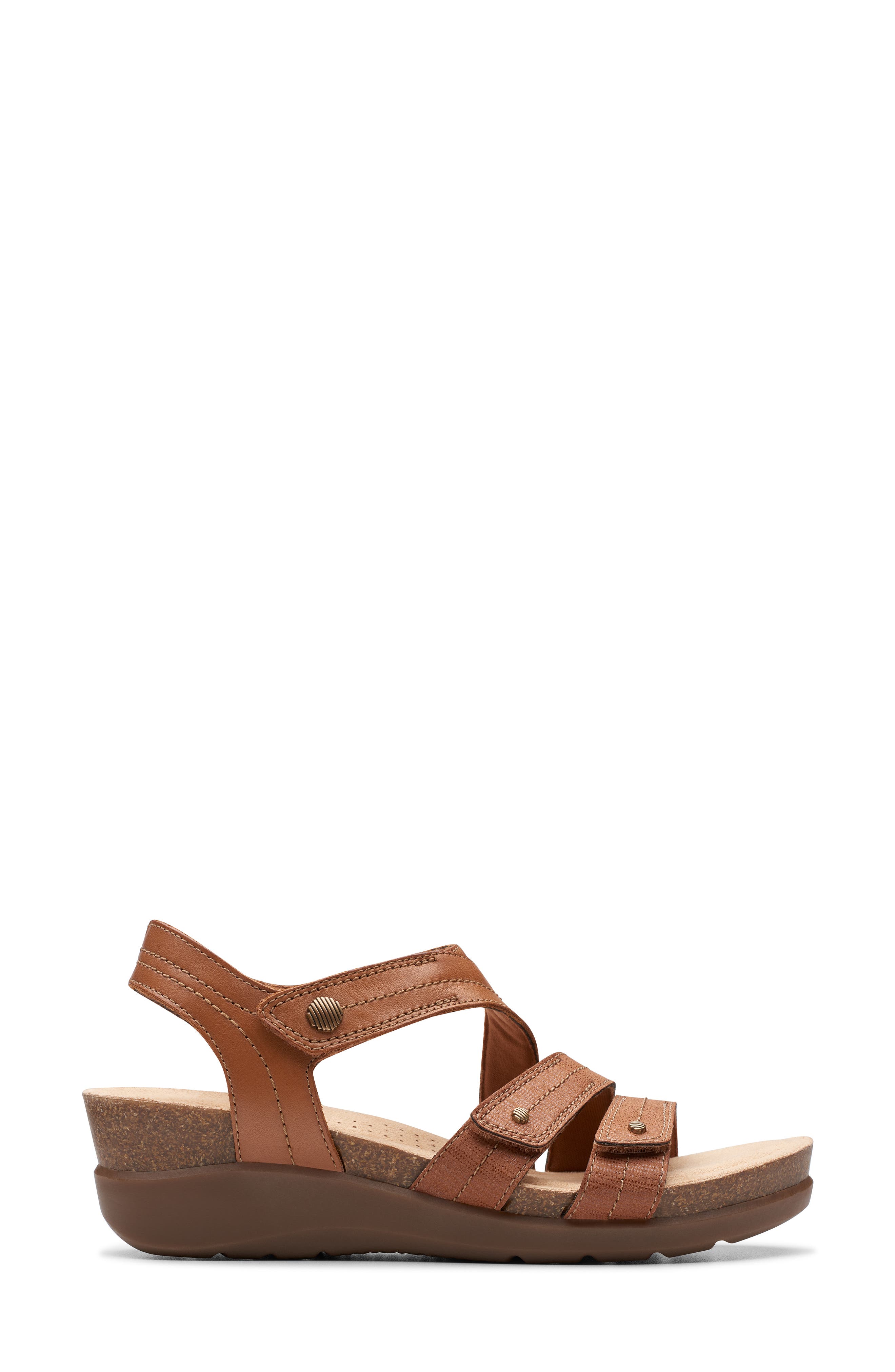 Clarks<sup>®</sup> Calenne Clara Wedge Sandal, Alternate, color, 