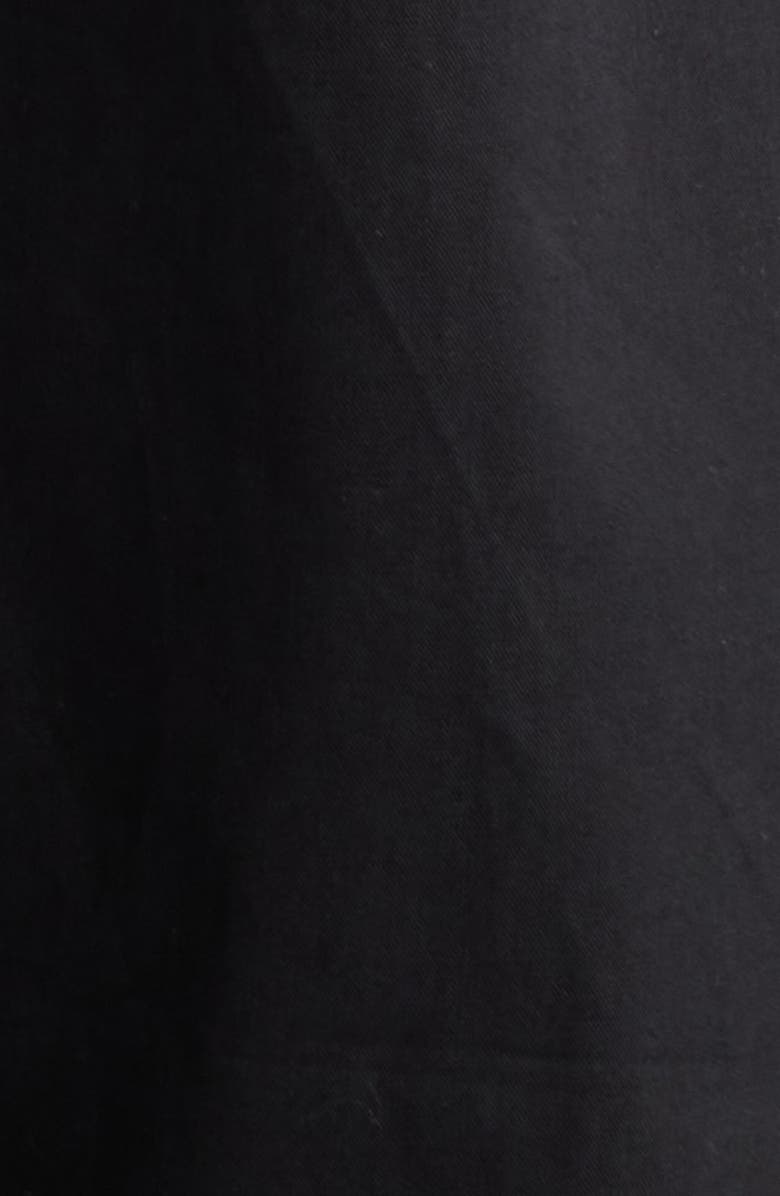 Rails Anita One-Shoulder Mixed Media Midi Dress, Alternate, color, Black