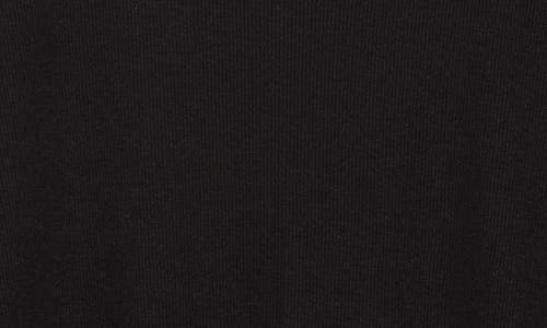 Melrose And Market Banded Hem Rib T-shirt In Black