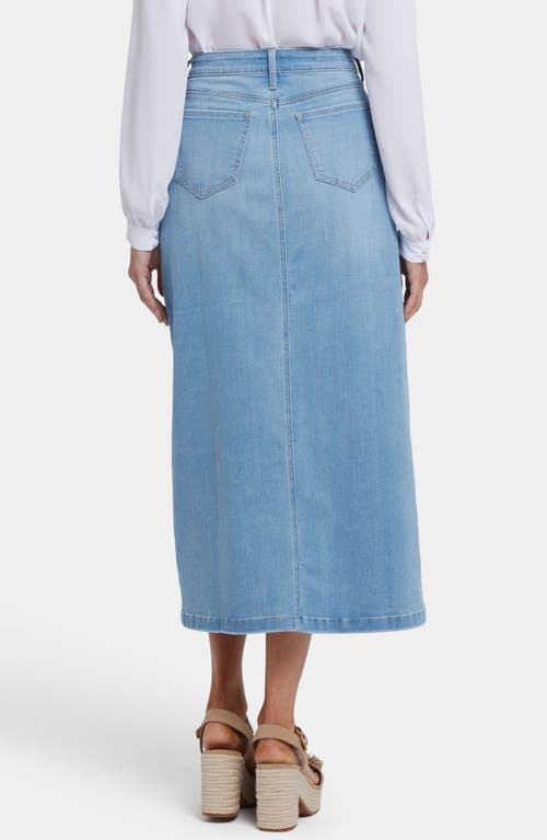 Nydj A-line Denim Maxi Skirt In Canary Beach