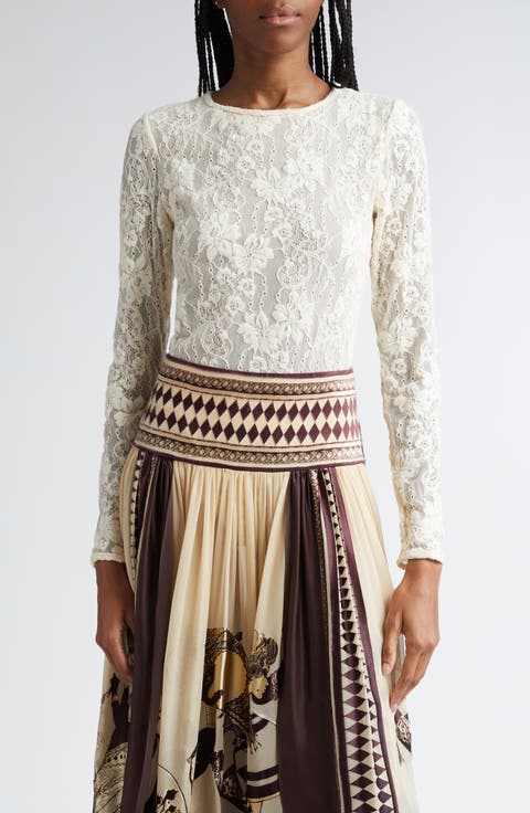 Long Sleeve Lace Bodysuit