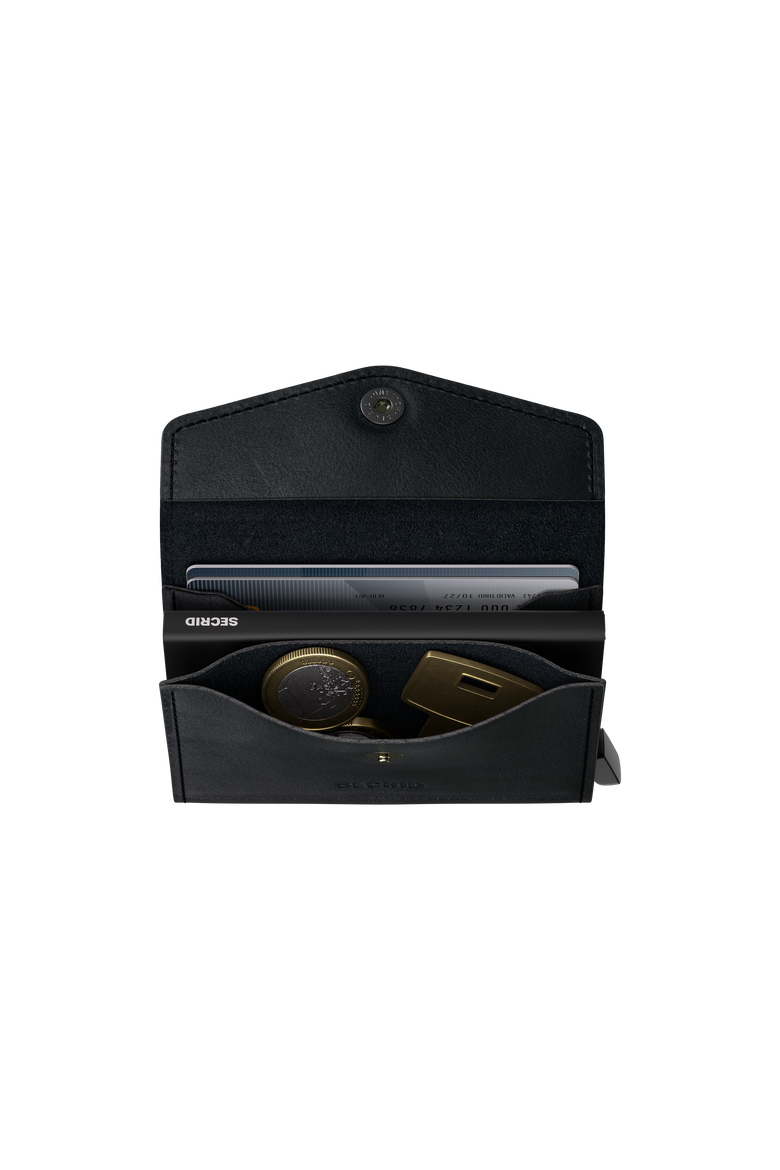 Envelope Wallet Vintage, Alternate, color, Black