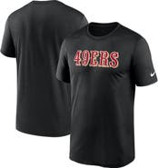 Nike Men's Nike Black San Francisco 49ers Primetime Legend Wordmark Performance T-Shirt