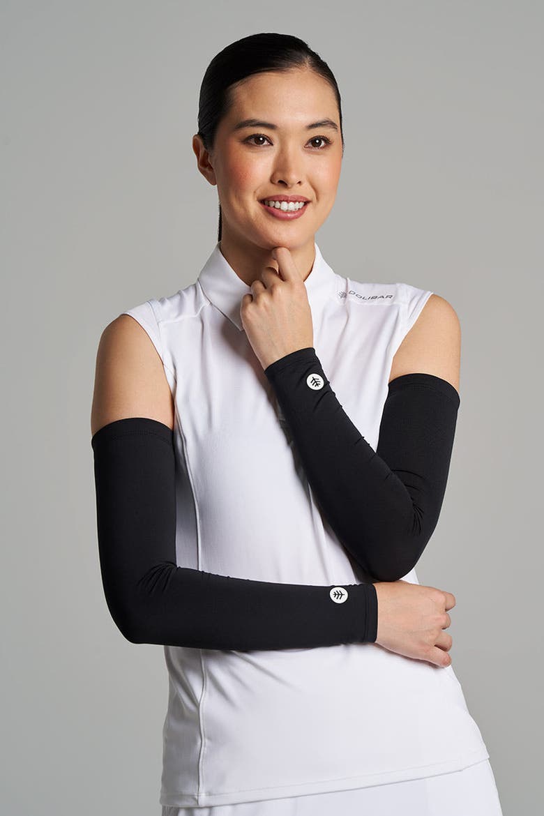 Women's MaxShield Performance Arm Sleeves, UPF 50+ Sun Protection, Alternate, color, Black