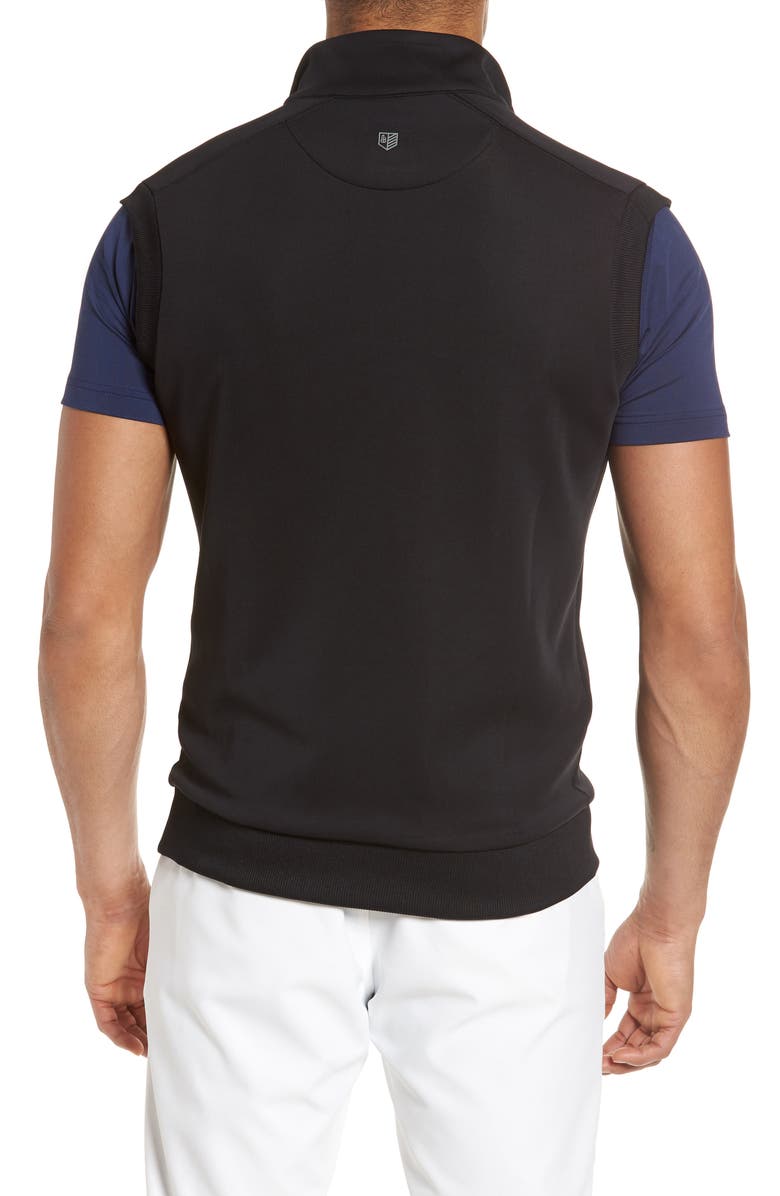 Bobby Jones Quarter Zip Slim Fit Tech Vest, Alternate, color, 
