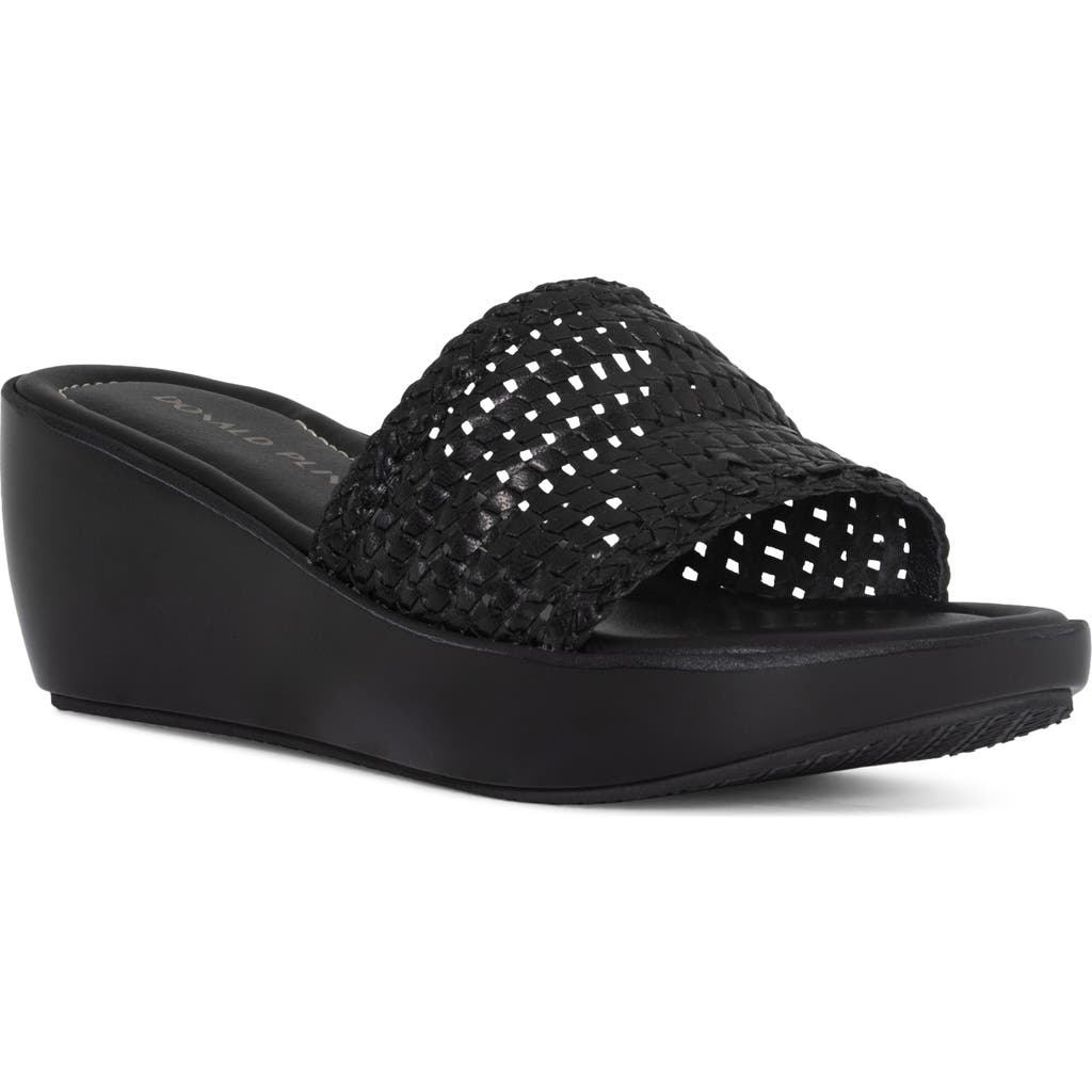 DONALD PLINER DONALD PLINER BASKETWEAVE WEDGE SANDAL