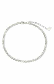 Sterling Forever Karina Mariner Chain Anklet