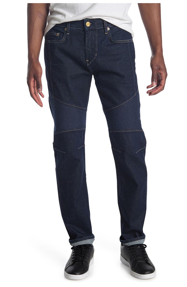 True Religion Brand Jeans Rocco Moto Jeans, Main, color, 