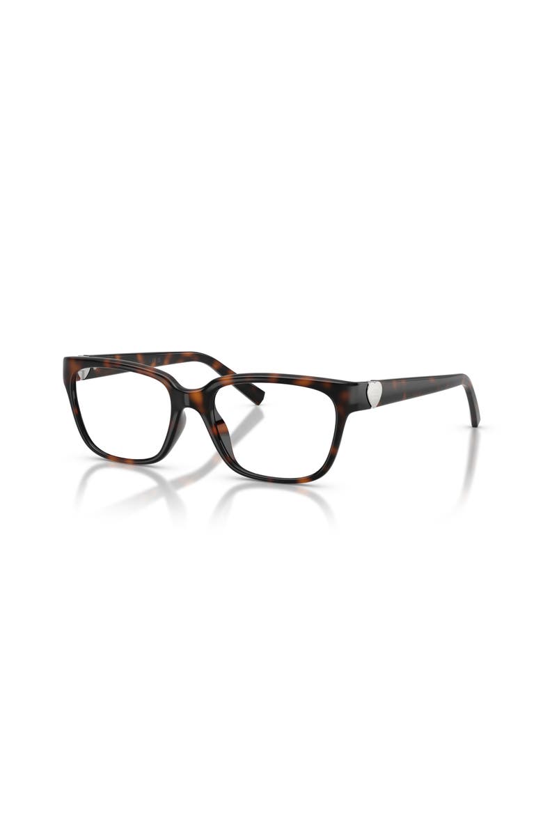 52mm Rectangle optical glasses, Main, color, Tortoise