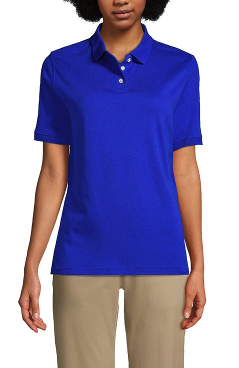 School Uniform  Short Sleeve Interlock Polo Shirt