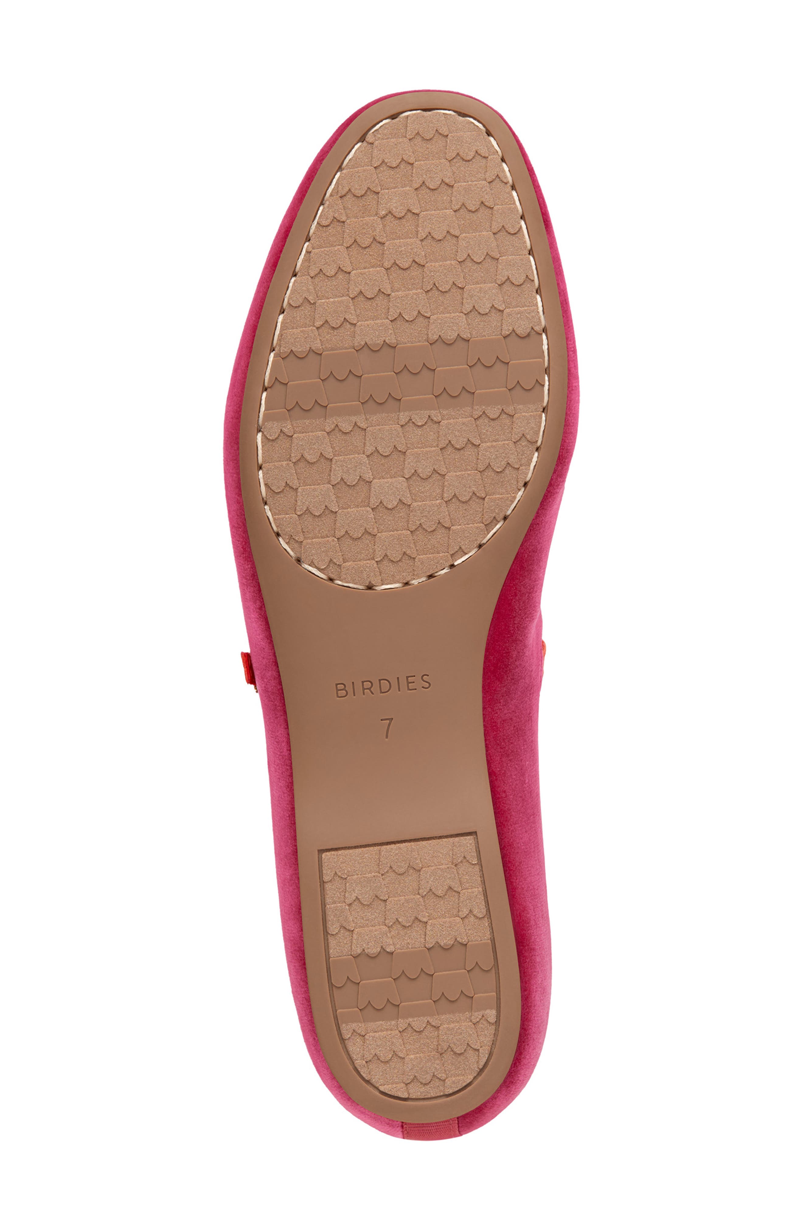 Hummingbird Mary Jane Flat, Alternate, color, HOT PINK VELVET