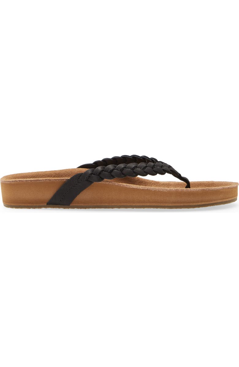 Sanuk She Loungy Braid Flip Flop, Alternate, color,