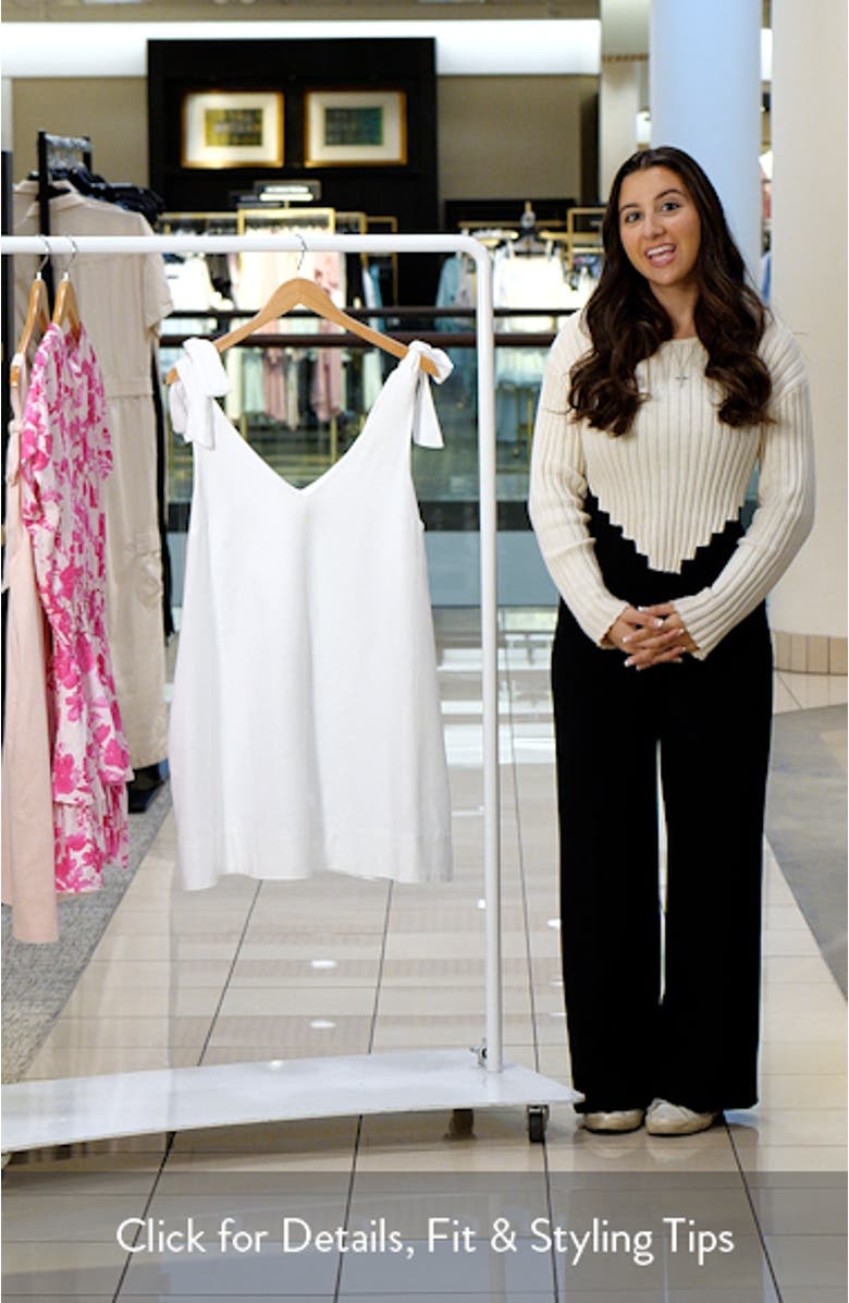 Tara Tie Strap Minidress, sales video thumbnail