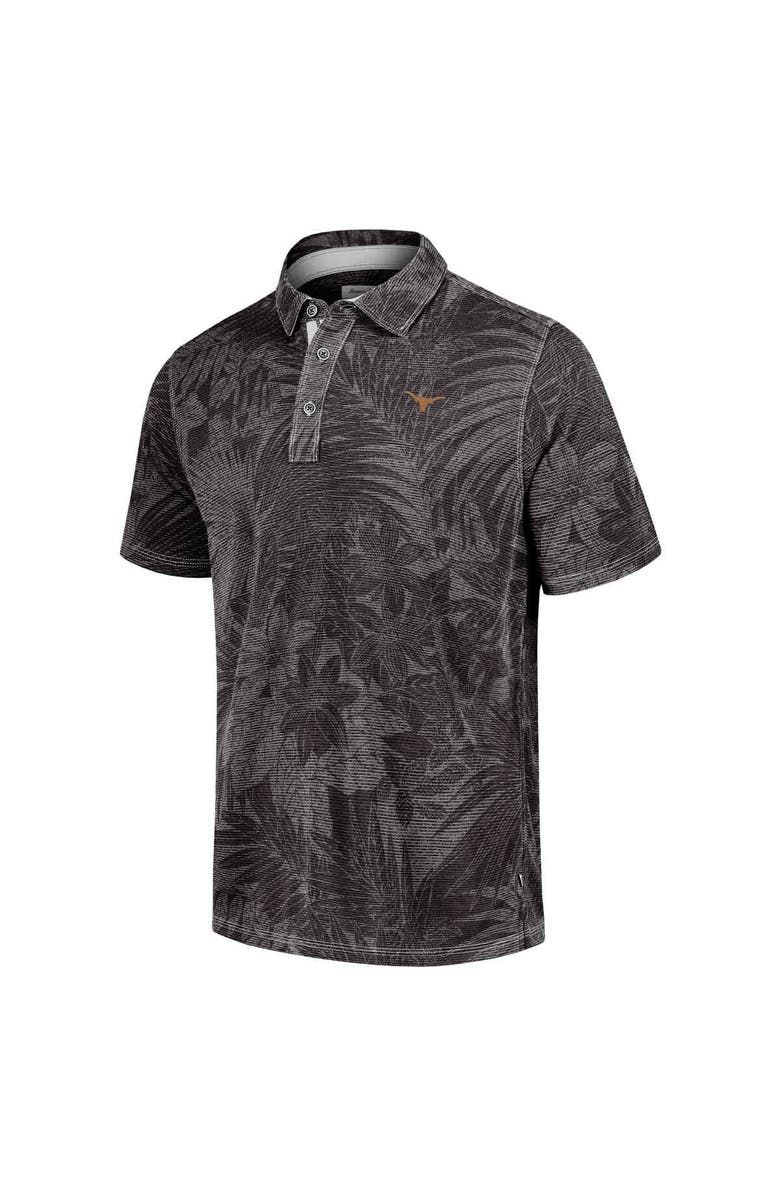 Tommy Bahama Men's Tommy Bahama  Black Texas Longhorns Sport Santiago Paradise Polo, Alternate, color, Black