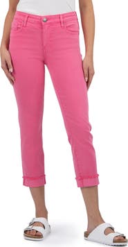 KUT from the Kloth Amy Fray Hem Crop Skinny Jeans